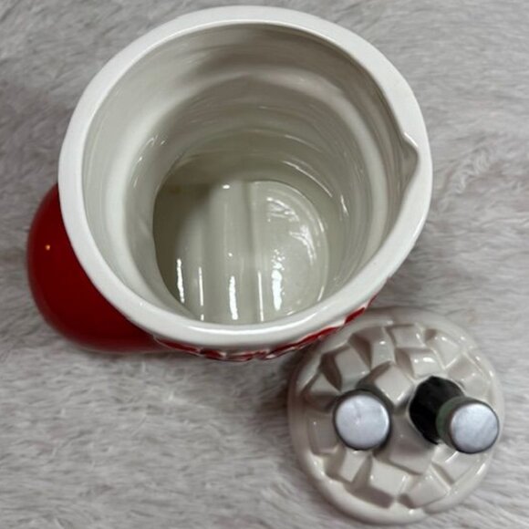 Vintage Coca-Cola 75th Anniversary Santa Boot Stocking Coke on Ice Cookie Jar - Picture 10 of 13